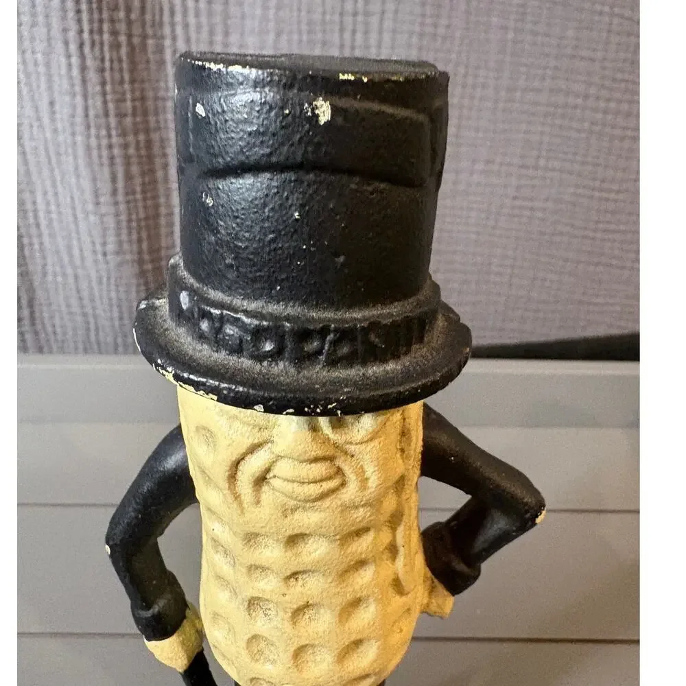 Mr. Peanut Planters Nut Cast Iron Coin Bank